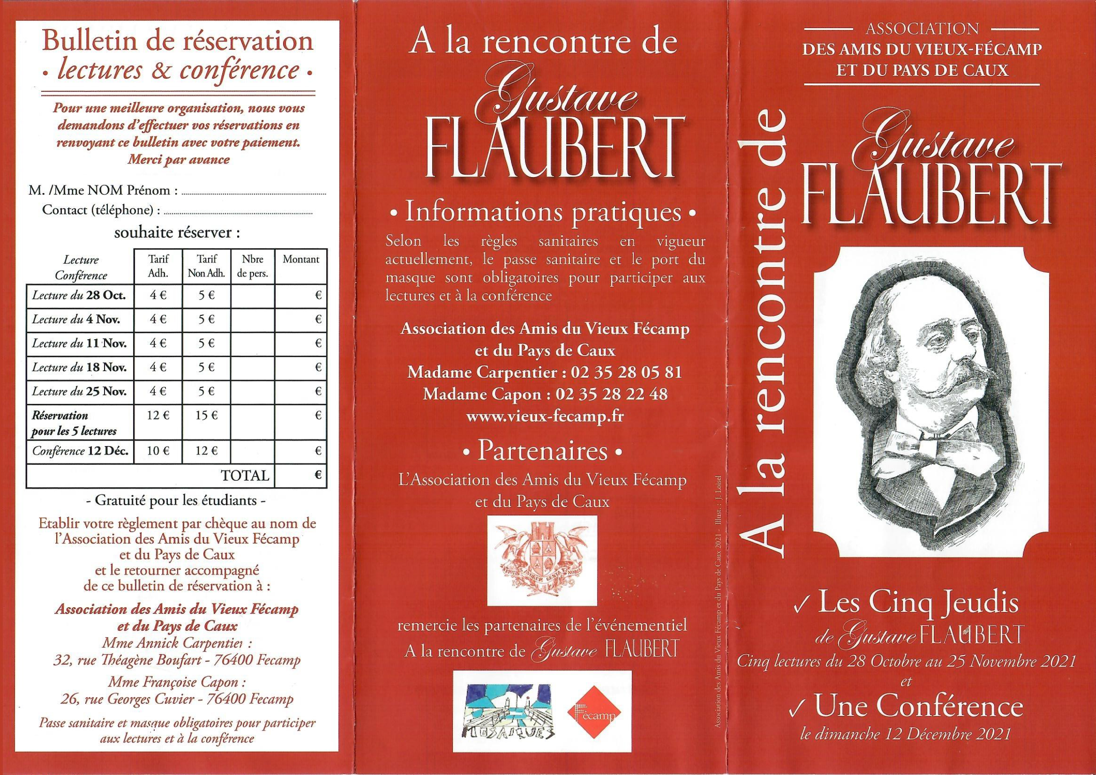 Flyer Gustave Flaubert